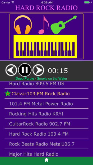 Hard Rock Radio Stations.