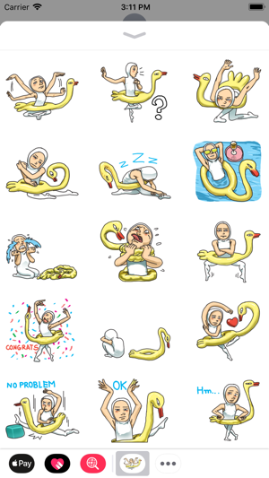 Swan Man Sticker(圖1)-速報App