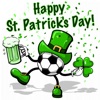 Soccer St. Pat's Stickers