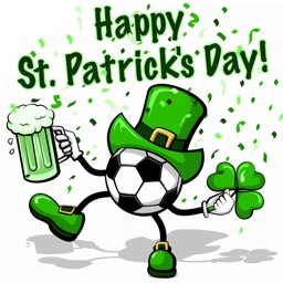 Soccer St. Pat's Stickers