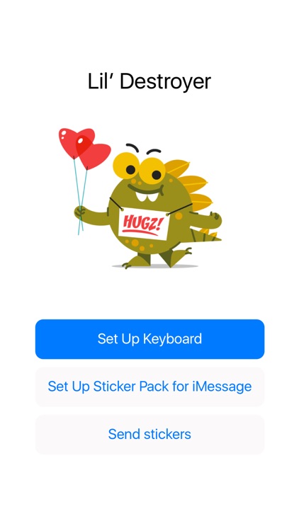 Lil’ Destroyer Sticker Keyboard screenshot-4