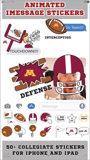 Minnesota Golden Gophers Animated+Stickers(圖1)-速報App