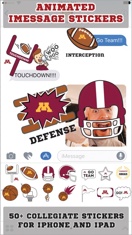 Minnesota Golden Gophers Animated+Stickers