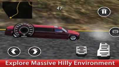 Limo Taxi Mountains Road 3D screenshot 2