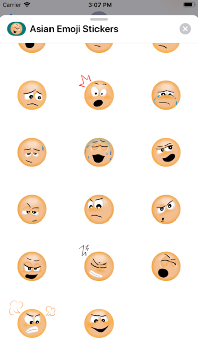 Asian Emoji Stickers screenshot 4