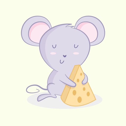 Mice Love Cheese Stickers icon
