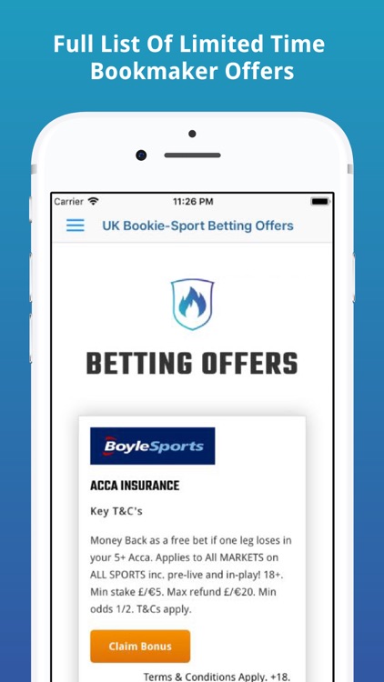 UK Bookie-Sport Betting Offers