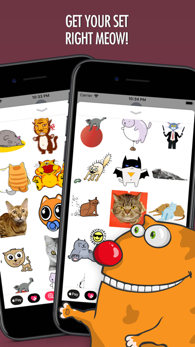 Cats Animated Text Stickers 3 screenshot 4