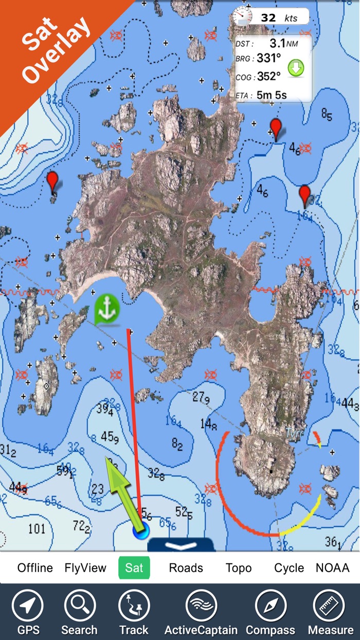 Corsica Nautical Charts GPS HD