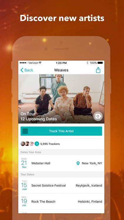Bandsintown Concerts screenshot-3