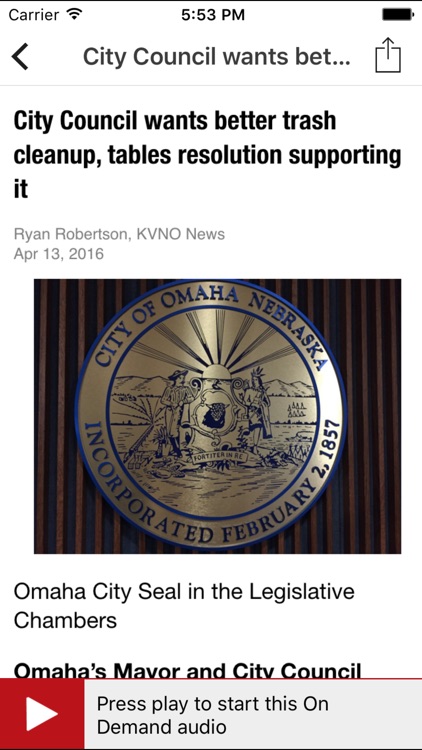 KVNO Public Radio App screenshot-4