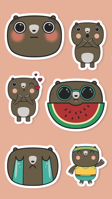Cute Bear Puns & Emojis screenshot 2