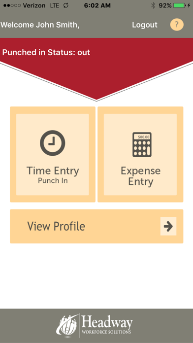 Headway Time Expense Entry screenshot 2