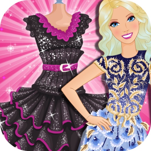 Party Of Black Dress Icon