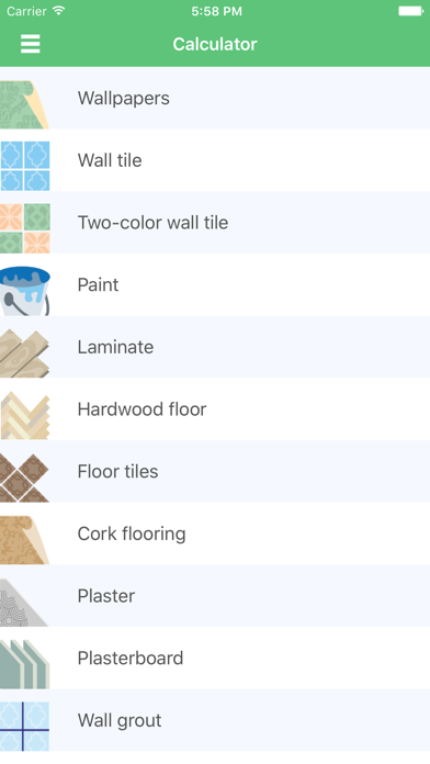 HutQA: Home Improvement Calculator Screenshot 1