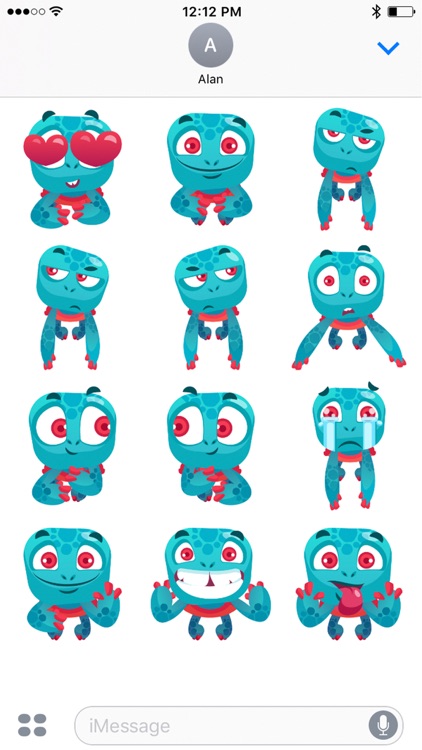 Alan The Turtle Stickers