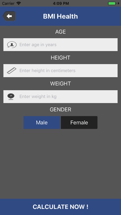 BMI Health Calculator screenshot 2