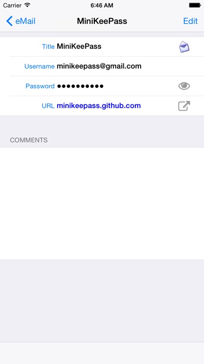 minikeepass ios