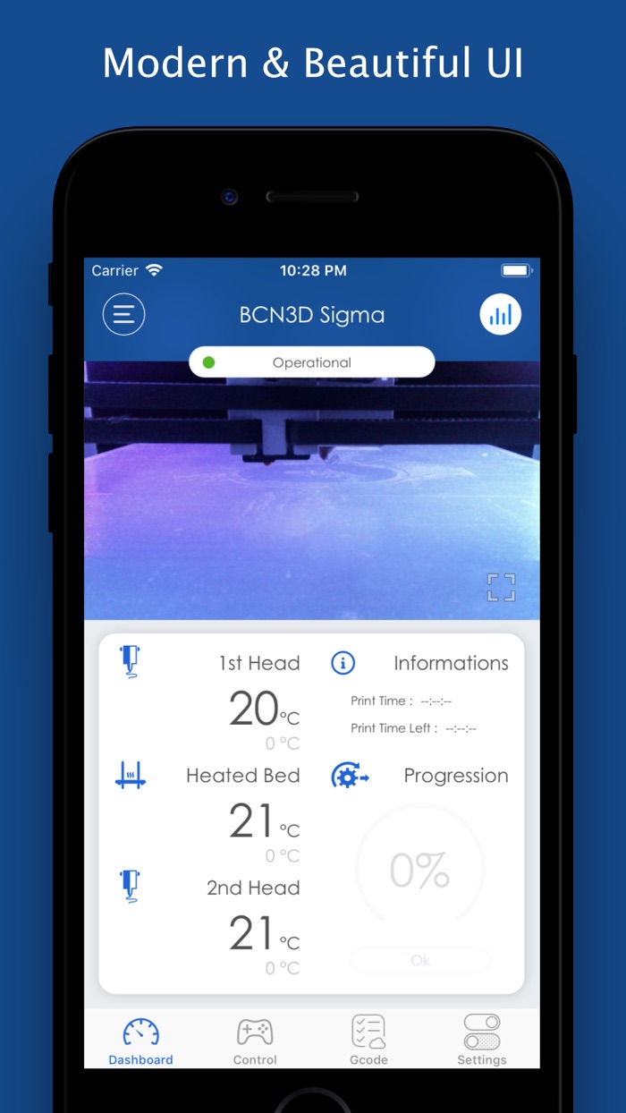 OctoPanel Lite for OctoPrint
