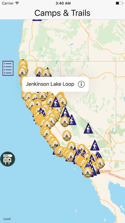 California Campgrounds & Trail