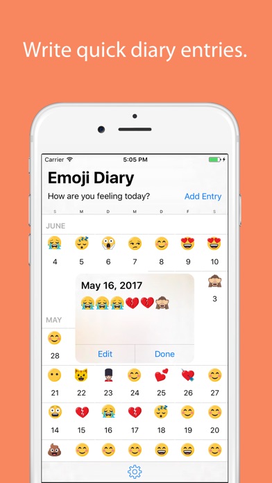 Emoji Diary screenshot1