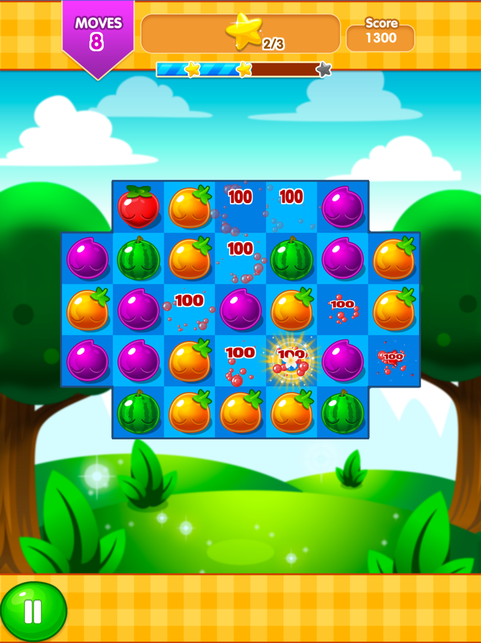 JuiceFresh-水果连线消消乐