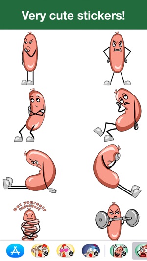 Sausage - Cute stickers(圖4)-速報App