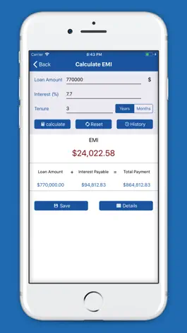 Game screenshot EMI Calculator - Loan Planner apk