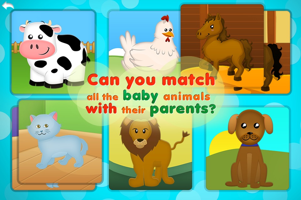 Animals Babies Puzzles Lite screenshot 2