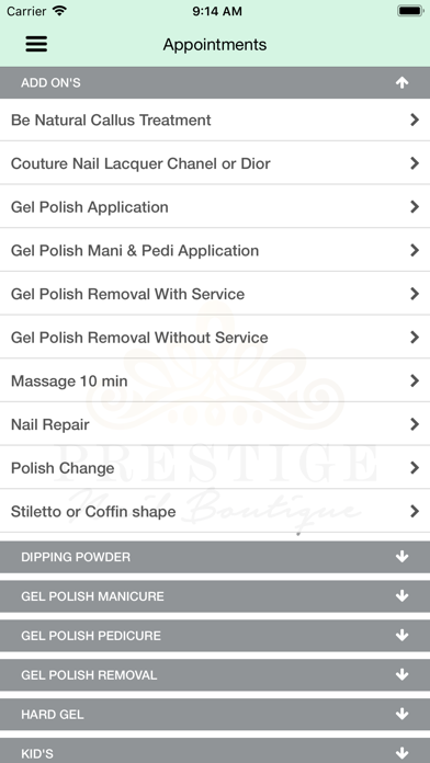 Prestige Nail Boutique screenshot 3