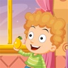 Cute Boy Eat Fruit - physics games