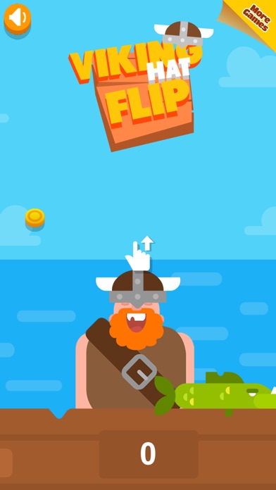 Viking Hat Flip : Santa Track screenshot 2