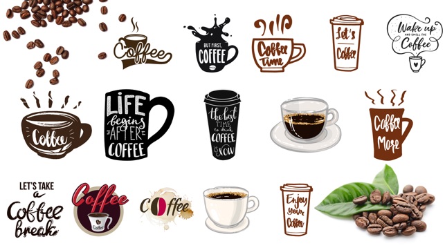 Coffeemoji iMessage Stickers(圖2)-速報App