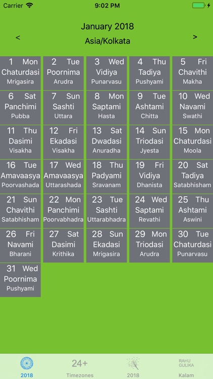 Calendar2019