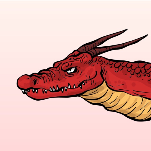 Monster Dragon Stickers iOS App