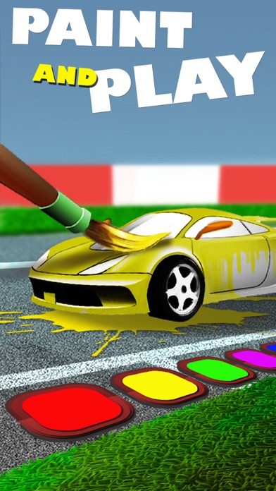 Cars coloring book -  3D drawings to paint screenshot 2