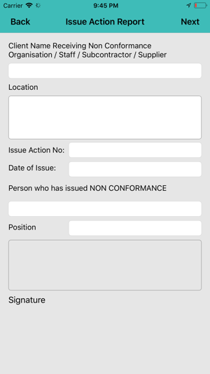 ISSUE ACTION REGISTER