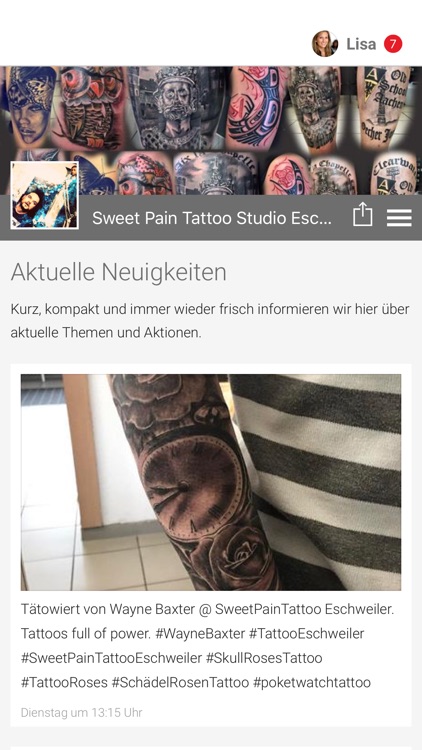 Sweet Pain Tattoo Eschweiler