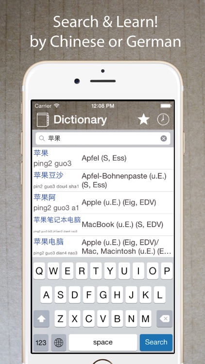 Chinese German Dictionary 中德字典