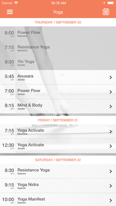 om wellness, fitness & yoga screenshot 3