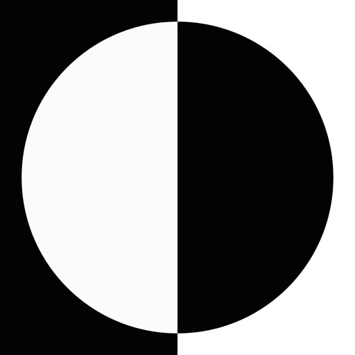 黑白圆块 Icon