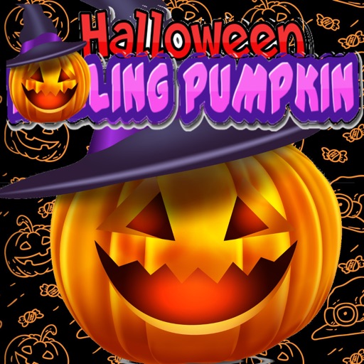 Rolling Halloween Pumpkin icon