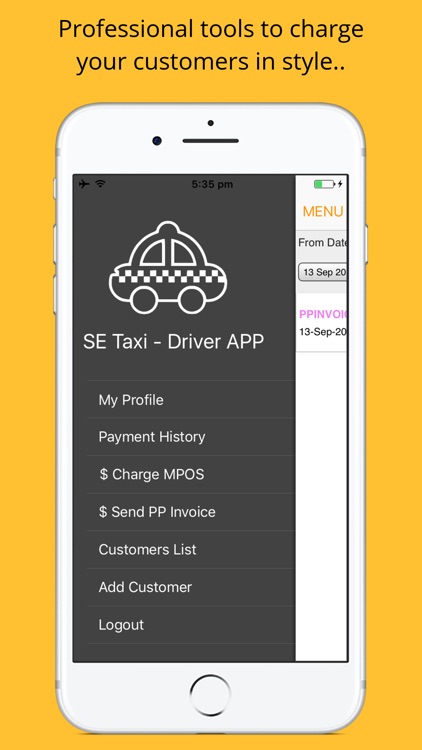 SE Taxi Driver App