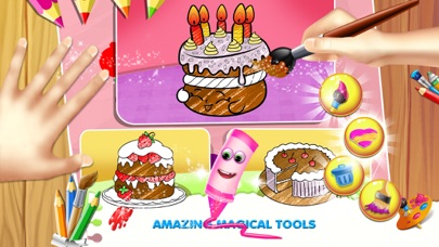 How to cancel & delete Cake Coloring Page Game from iphone & ipad 4