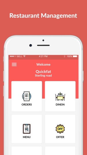 Menu Order - Partner App