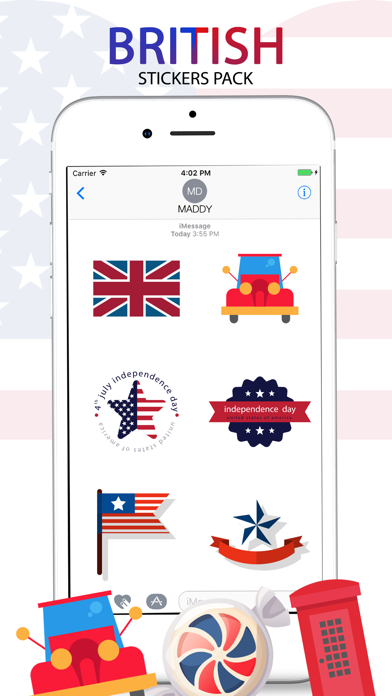 British Stickers & Emoji screenshot 2