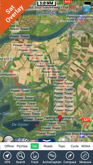 De Biesbosch NP GPS and outdoor map with