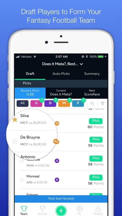 Draft Fantasy Soccer (FPL)