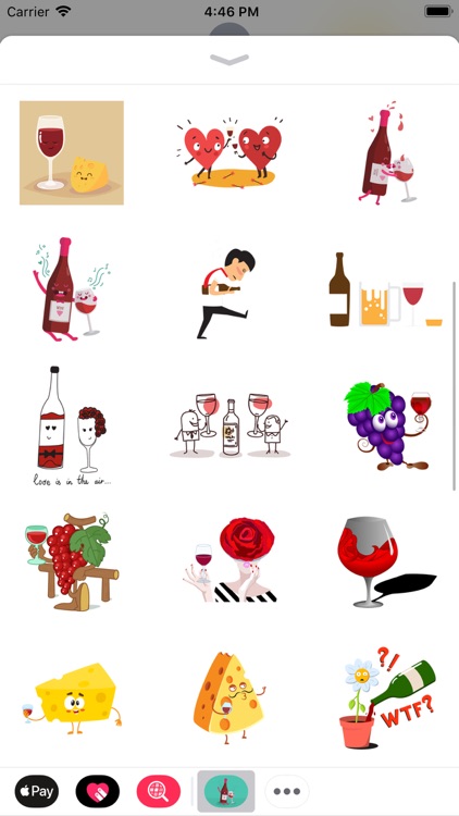 Wine Emoji Stickers