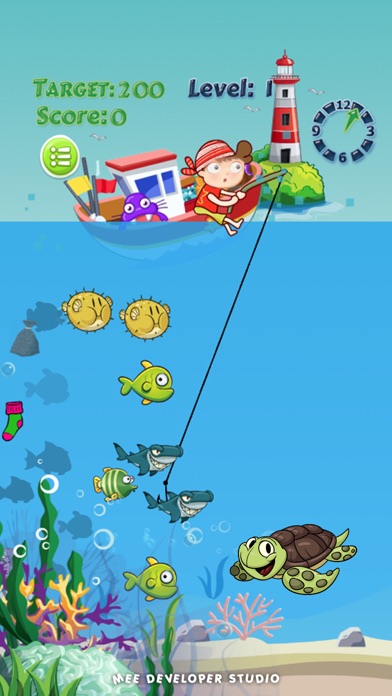 Ocean Animal Fishing Puzzle screenshot 2